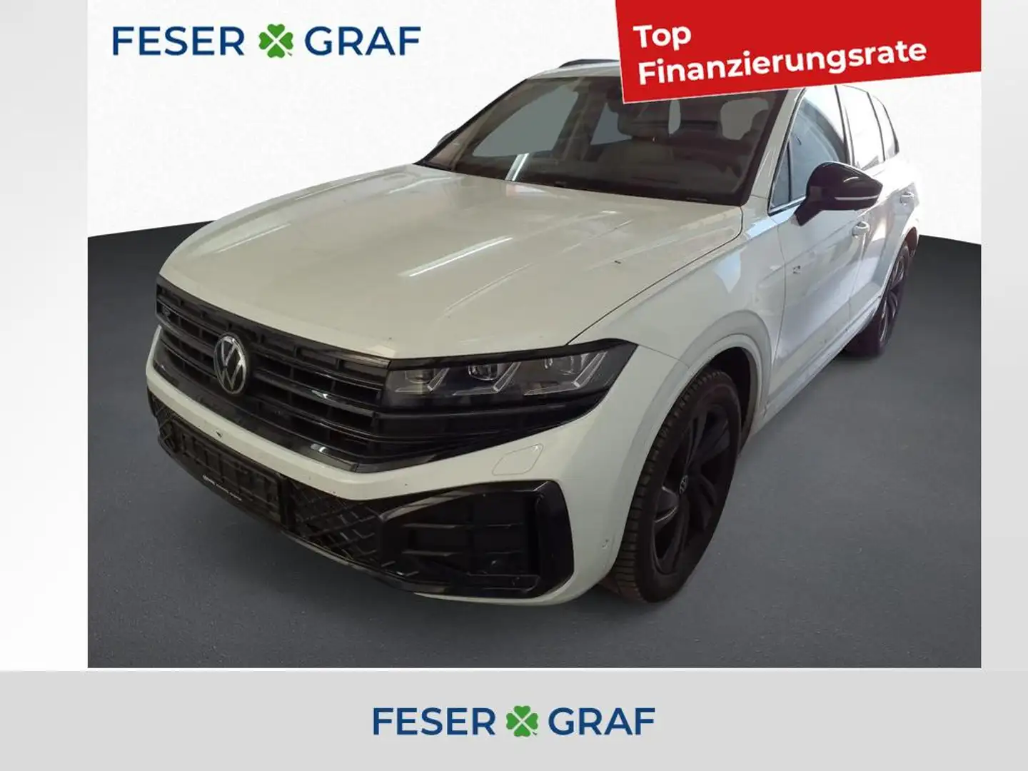 Volkswagen Touareg 3.0 V6 TDI R-Line 4Mot AHK/Dynaudio/Pano Weiß - 1