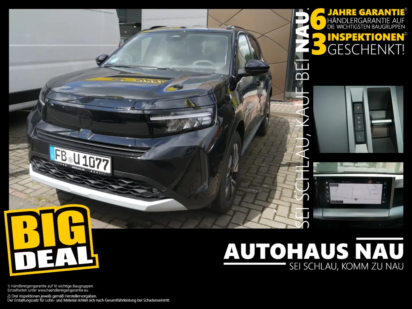 Opel Frontera 100kW 1.2 GS Incl.Big Deal Paket Schwarz - 1