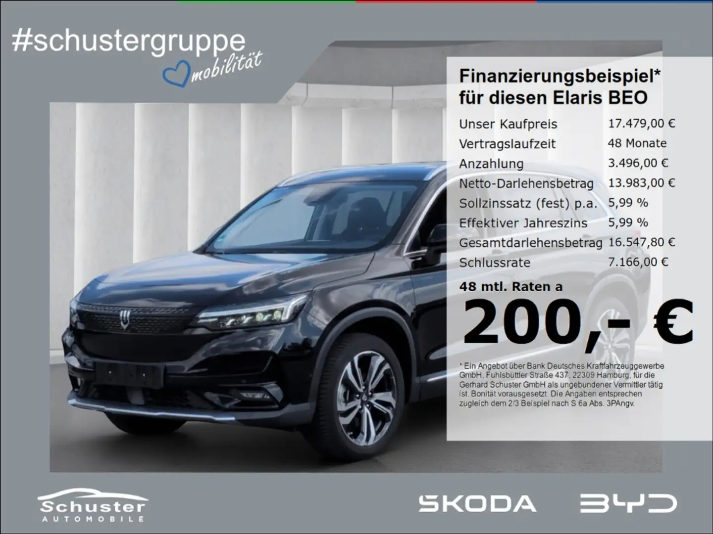 Elaris Beo Skywell ET5*Panodach LED ACC Sitzbelüf Leder Schwarz - 1