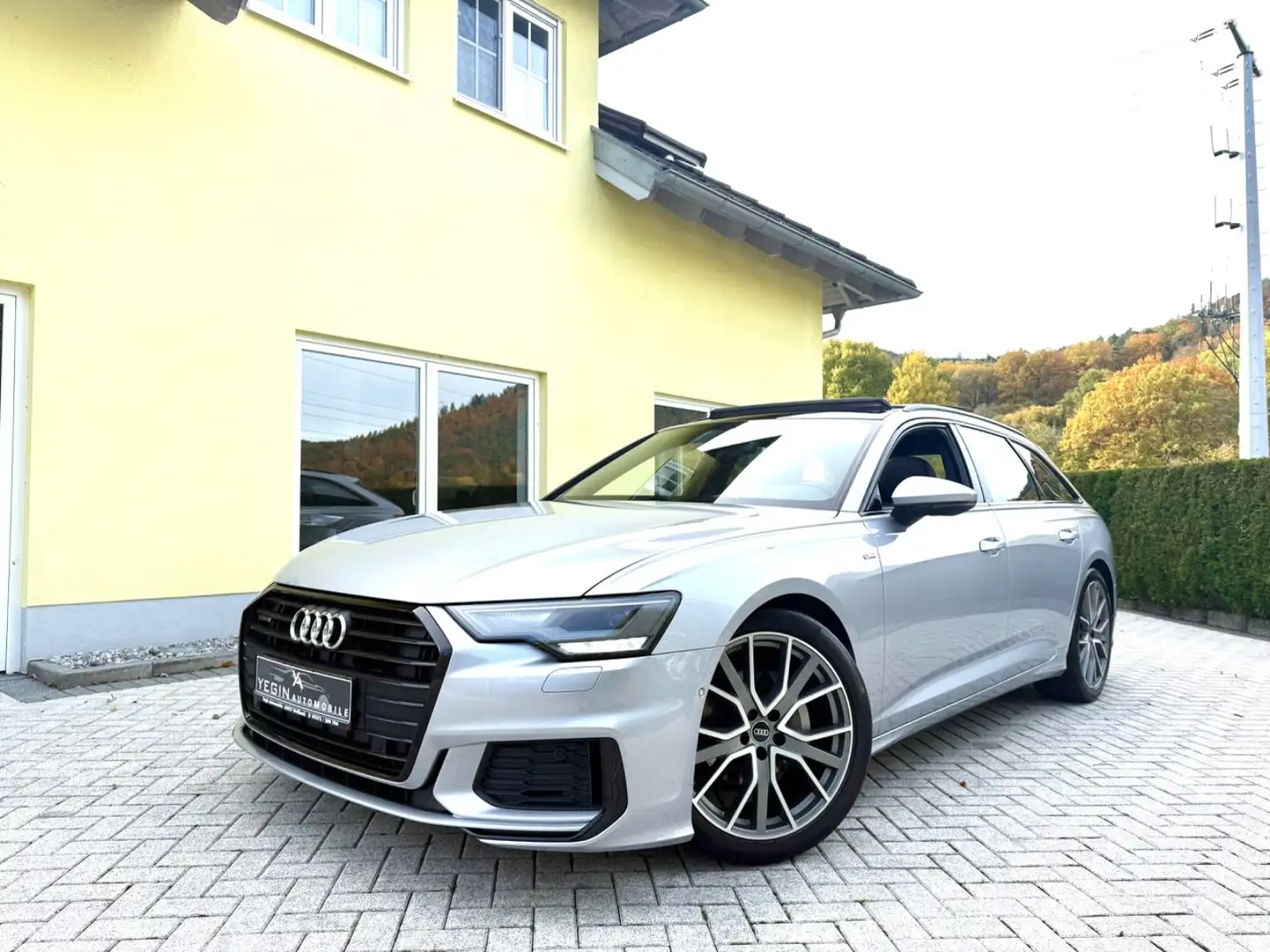 Audi A6 Avant 40 TDI quattro S-line-Kamera-Pano-LED Silber - 2
