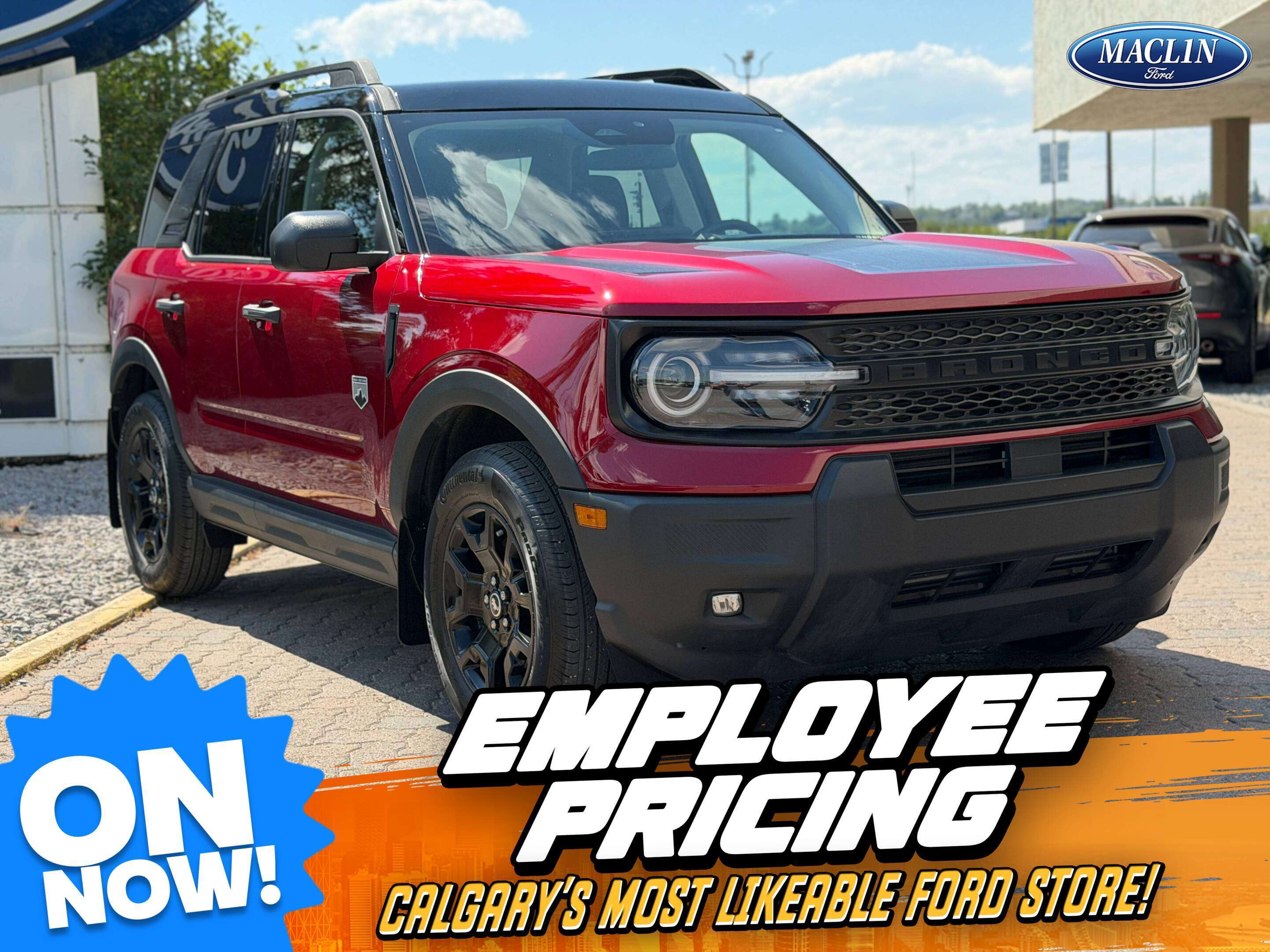 Red 2025 Ford Bronco Sport SUV / Crossover All-Wheel Drive 8-Speed Automatic