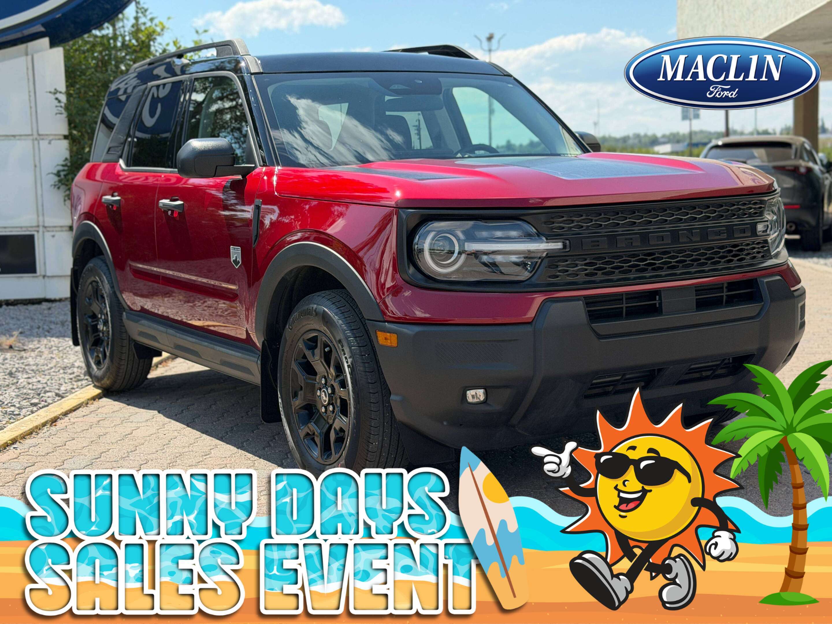 Red 2025 Ford Bronco Sport SUV / Crossover All-Wheel Drive 8-Speed Automatic