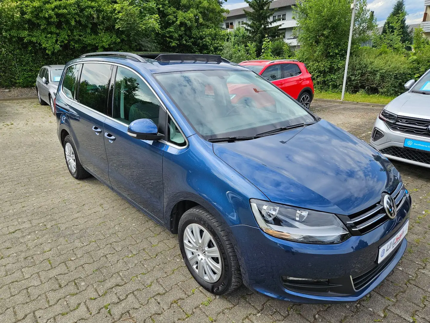 Volkswagen Sharan Comfortline 2.0 TDI DSG 7-Sitzer Klima Blue - 2