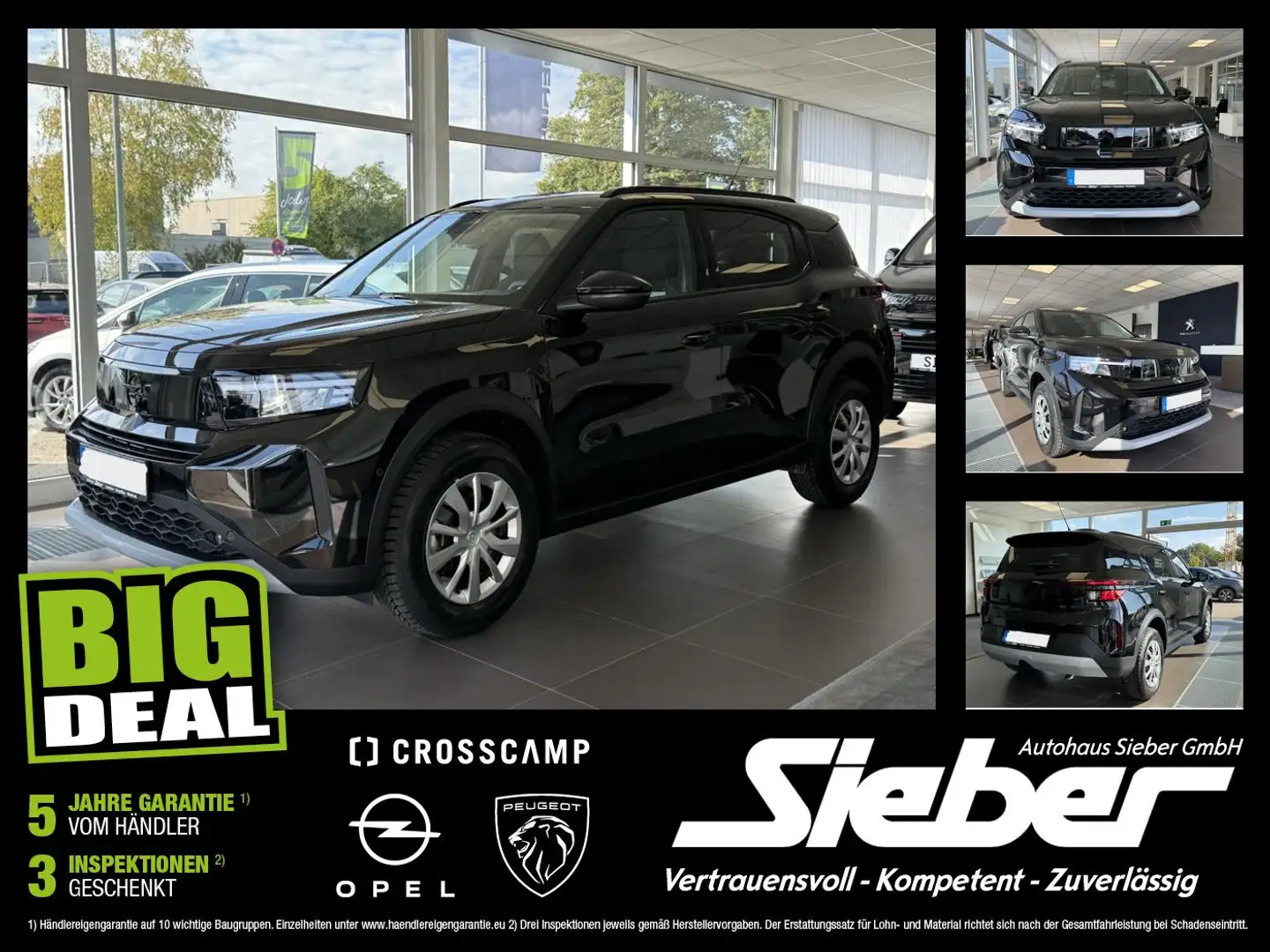 Opel Frontera 1.2 GS 81kW Tempomat*Kamera*Navi*CarPlay Noir - 1