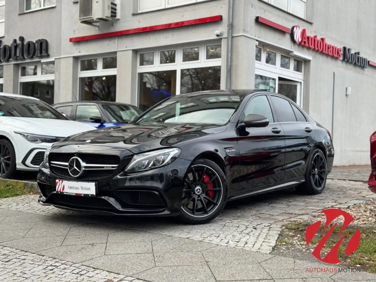 Mercedes-Benz C 63 AMG Sportauspuff Pano Comand 360 Kamera HUD Zwart - 2