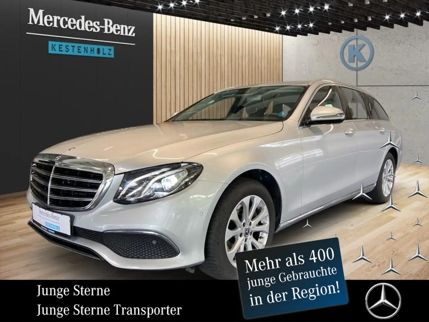 Mercedes-Benz E 250 T *KAMERA*AHK*SHZ*NAVI*LED*SPORTAUSPUFF* Silber - 1