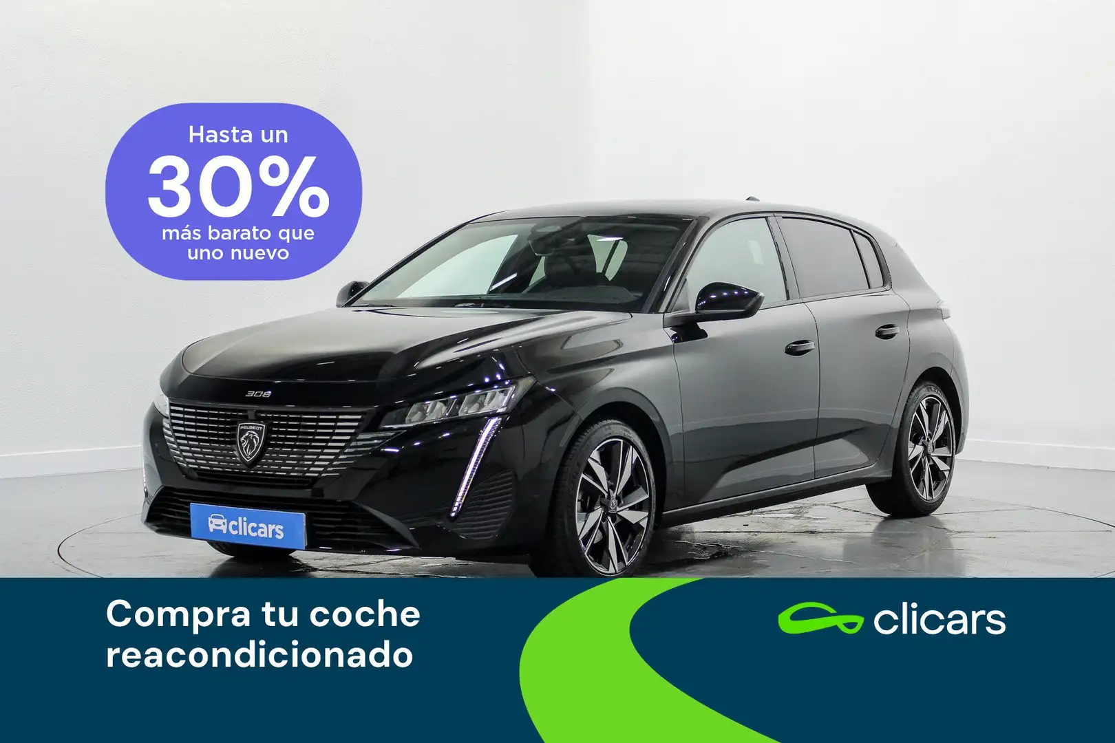 Peugeot 308 1.2 PureTech S&S Allure EAT8 130 Schwarz - 1