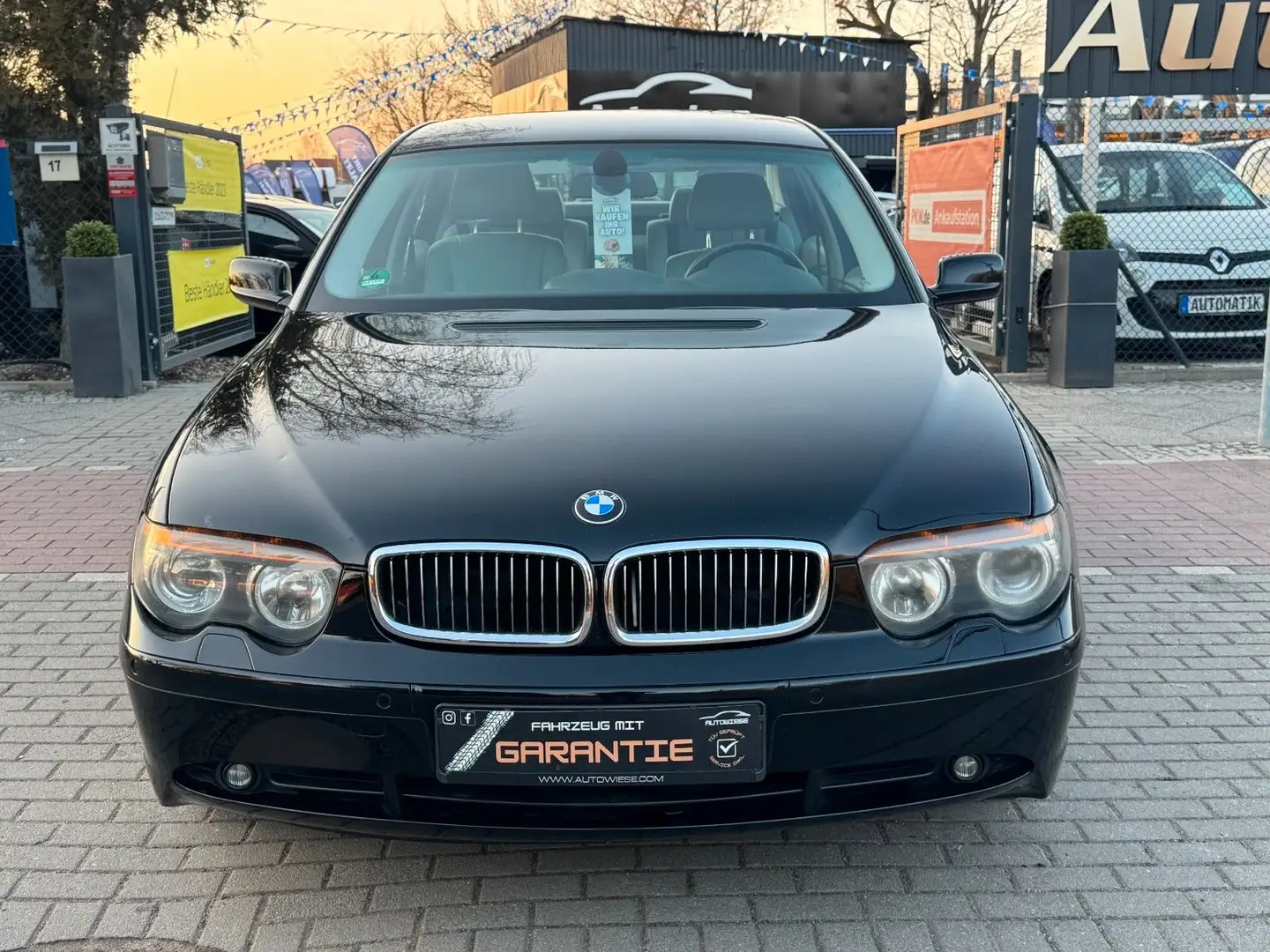 BMW 735 i*Aut.*Leder*Xenon*Klima*SHZ*TÜV NEU Schwarz - 2