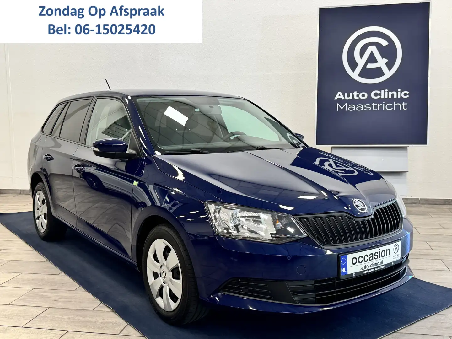 Skoda Fabia STATION BUSINESS | 12 MDN GARANTIE | AIRCO | Bleu - 1