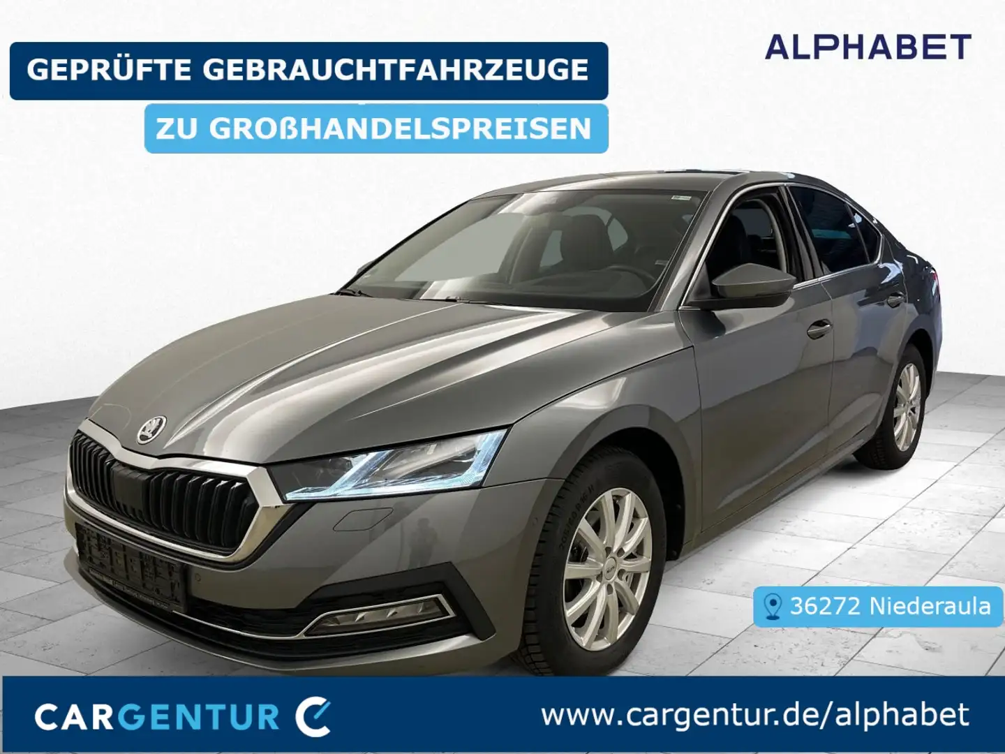 Skoda Octavia 2.0 TDI Style Virtual AHK ACC BLIS HuD Grau - 1