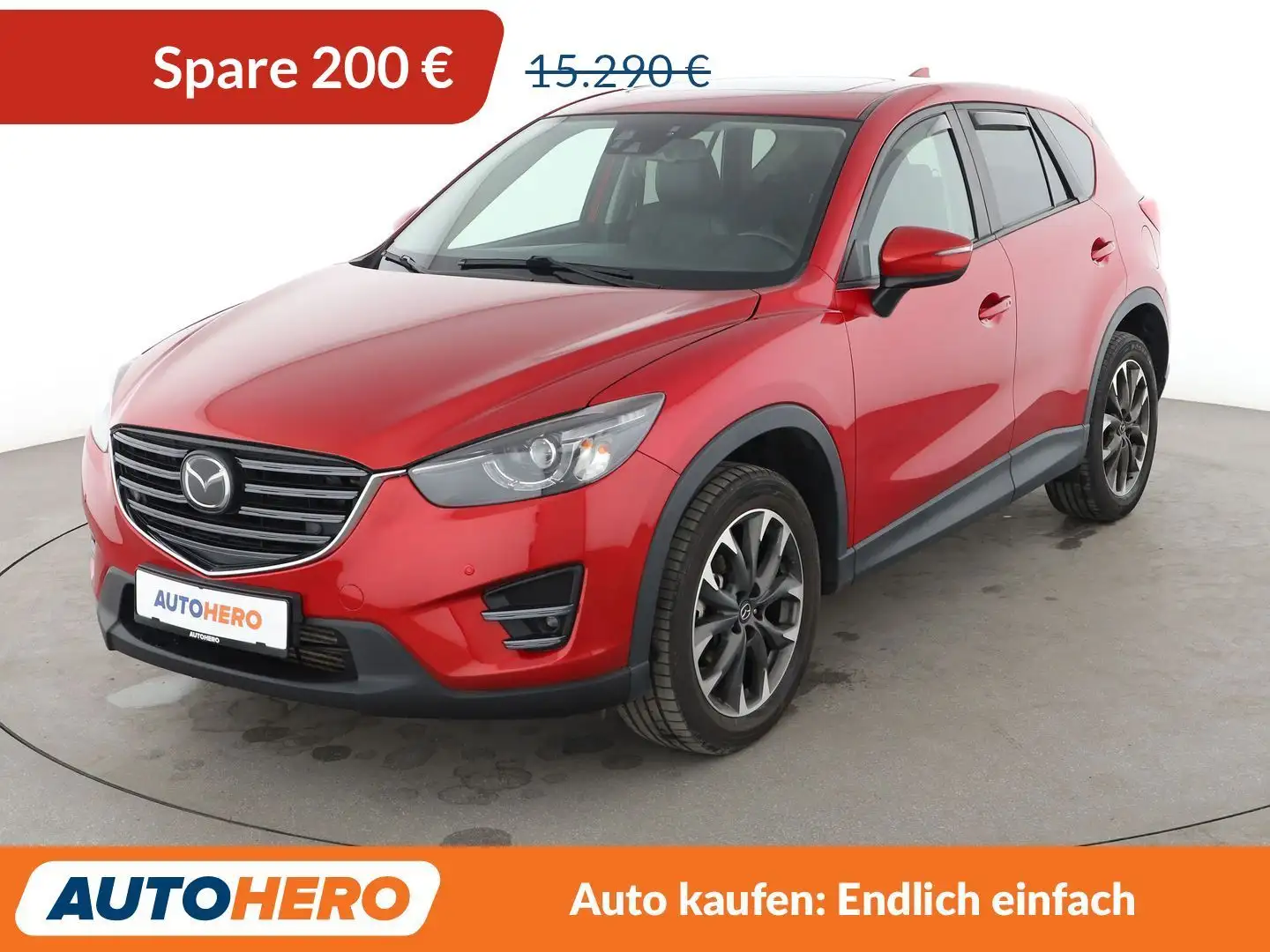 Mazda CX-5 2.2 Turbodiesel Nakama Intense AWD*NAVI*LED*ACC* Rot - 1