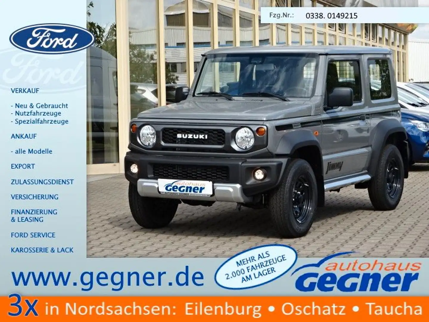 Suzuki Jimny 102PS HORIZON AllGrip NFZ Klima AHK Gris - 1