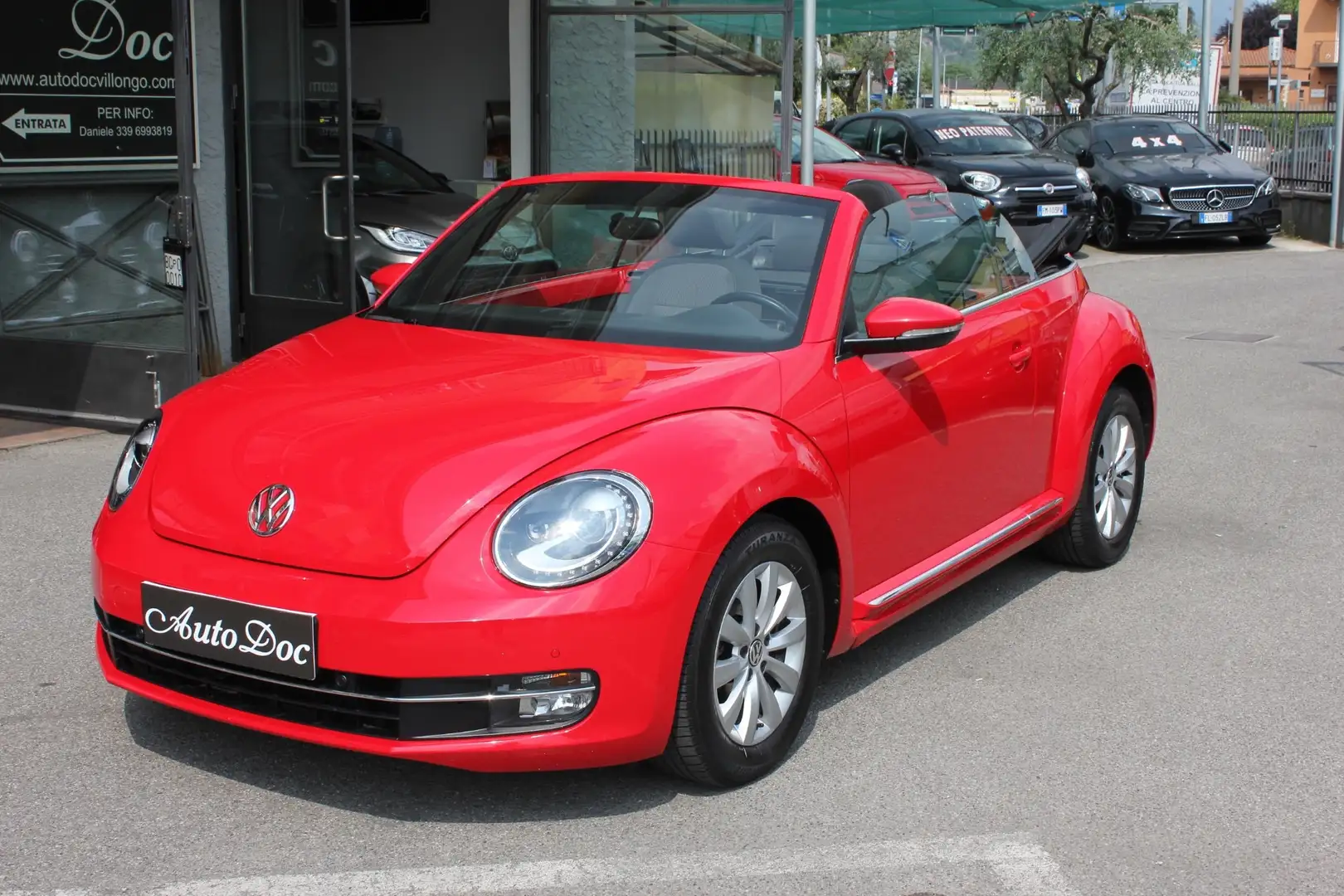 Volkswagen Maggiolino CABRIO 1.2 TSI DESIGN DSG 105CV BELLISSIMA!! Rouge - 1