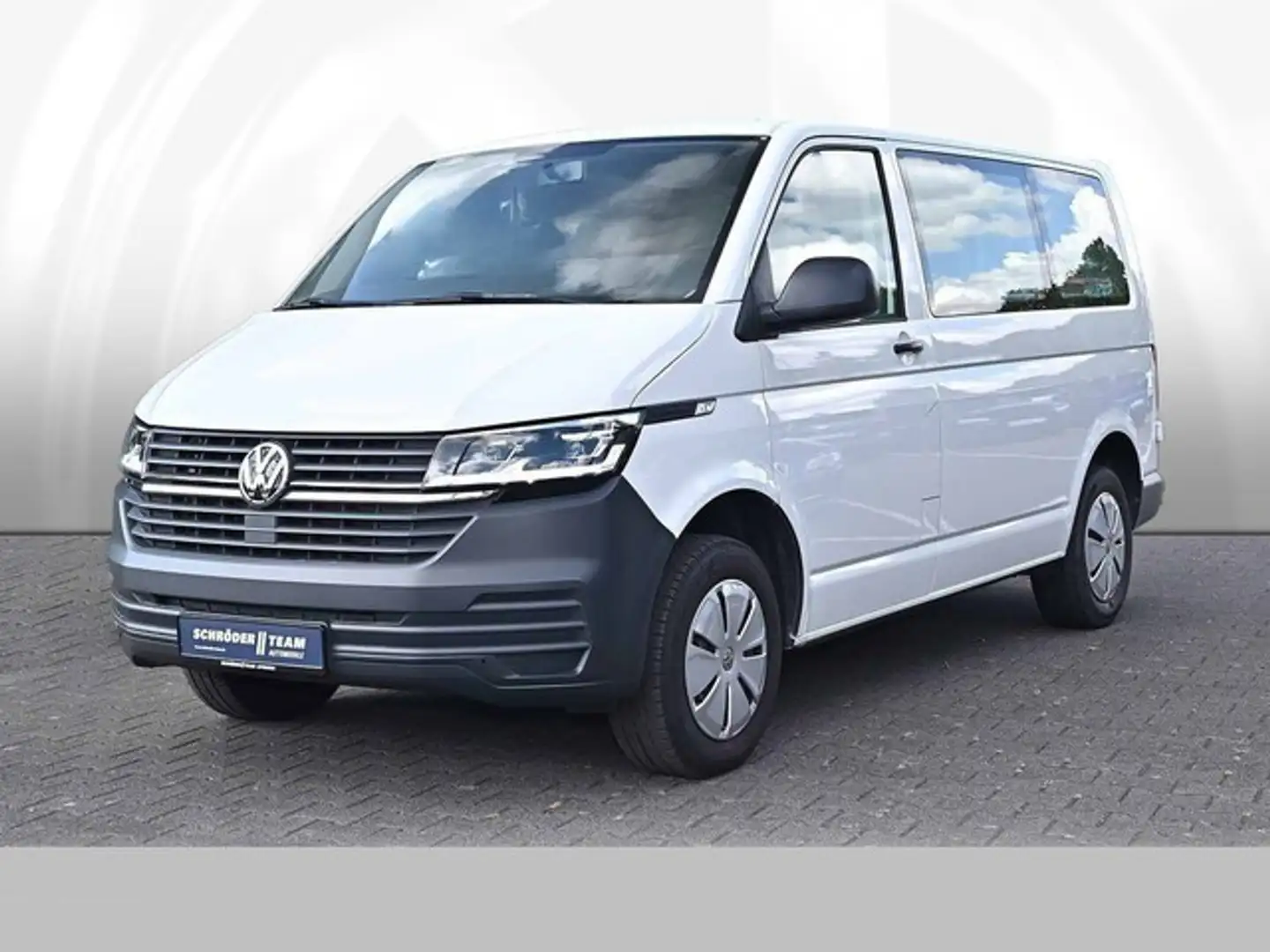 Volkswagen T6.1 Transporter Kombi 2.0 TDI DSG LED AHK Blanc - 1