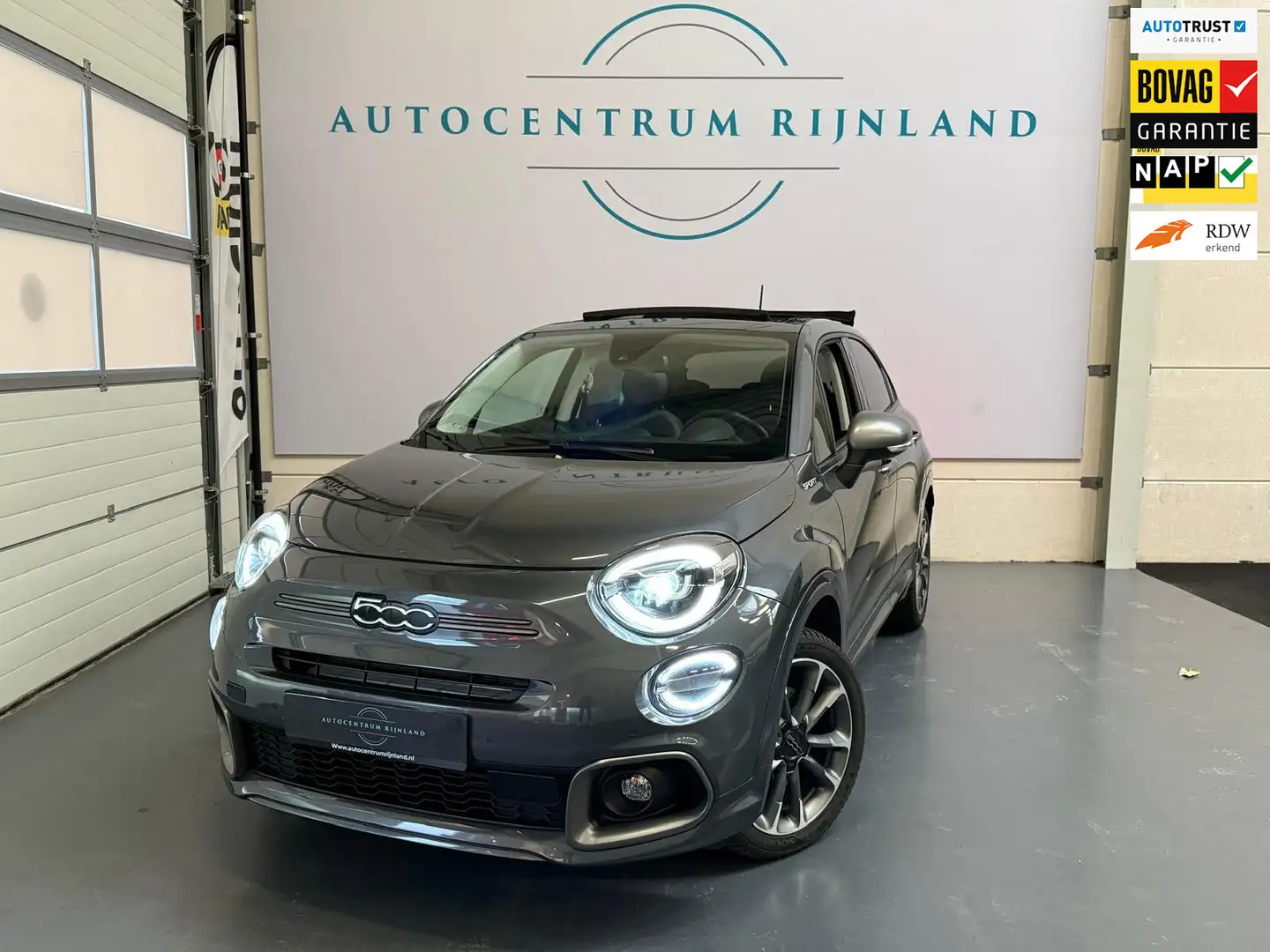 Fiat 500X Dolce Vita 1.5 Hybrid Cabrio 1 JAAR BOVAG GARANTIE Grijs - 1