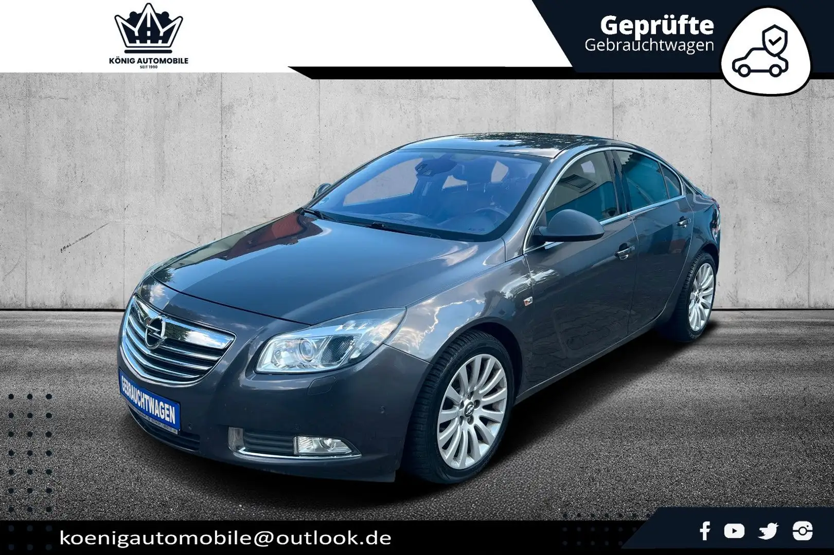 Opel Insignia Lim. 2.8 V6 Turbo Sport 4x4 Aut./ XENON Grau - 2