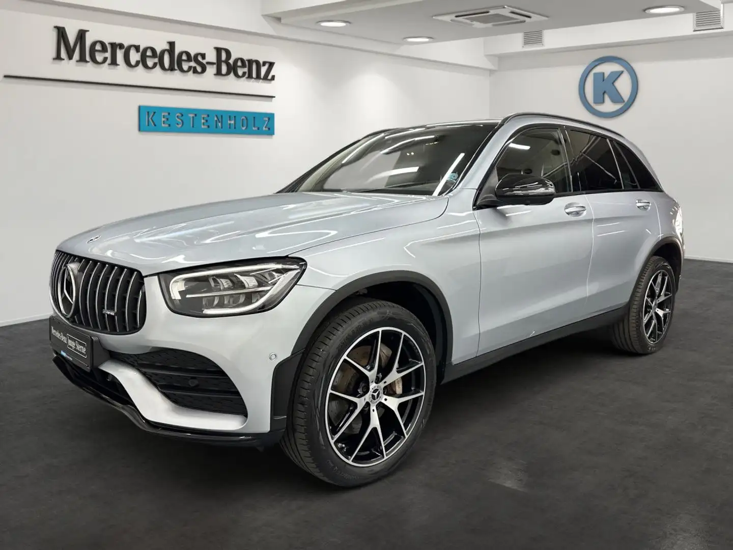 Mercedes-Benz GLC 300 de 4M LEDER+AMG+AHK+HEADUP+360°+PANO Argent - 2