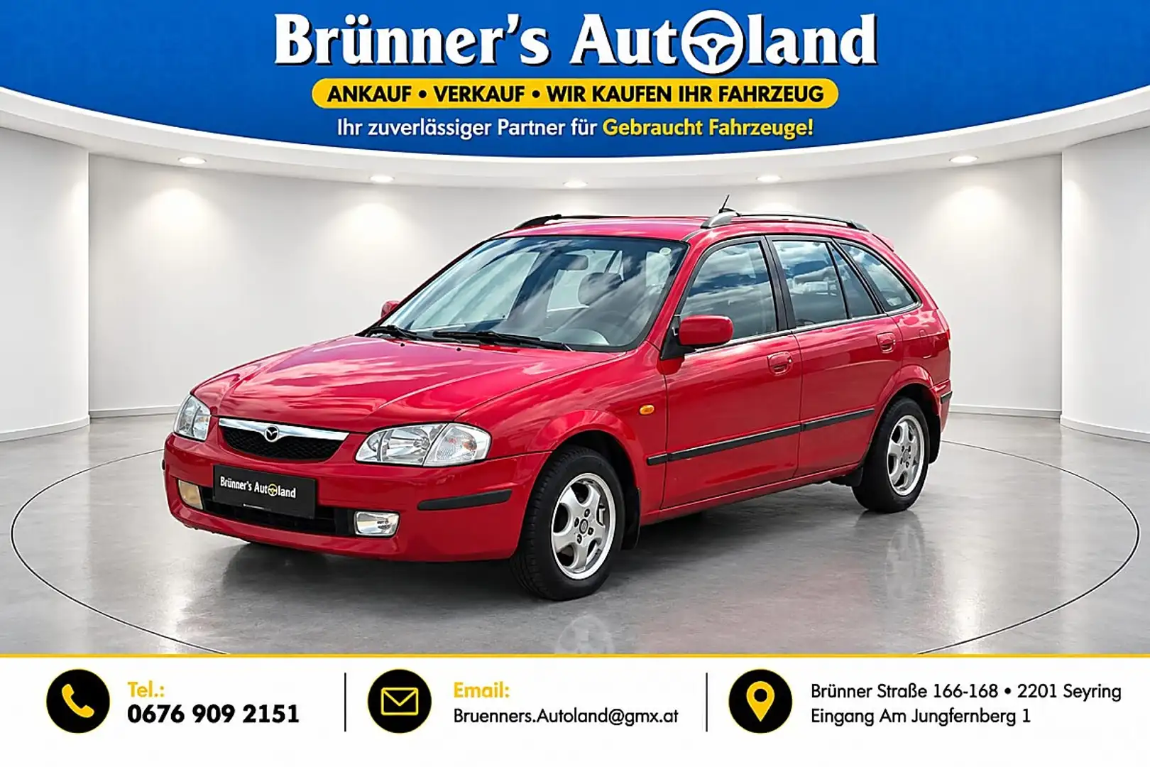 Mazda 323 1.5 Benziner Lückenloser Service bei Mazda Pick... Rot - 1
