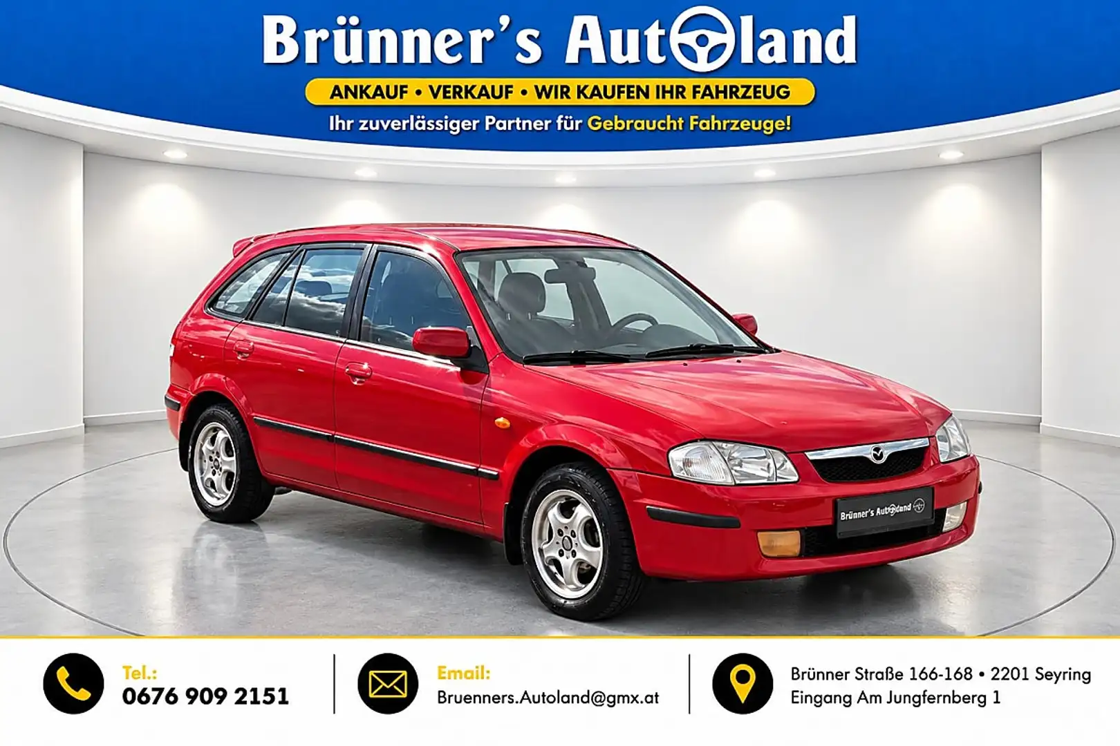 Mazda 323 1.5 Benziner Lückenloser Service bei Mazda Pick... Rot - 2