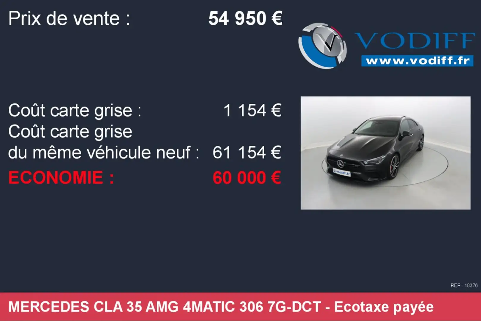 Mercedes-Benz CLA 35 AMG 35 AMG 4MATIC 306 7G-DCT Noir - 2