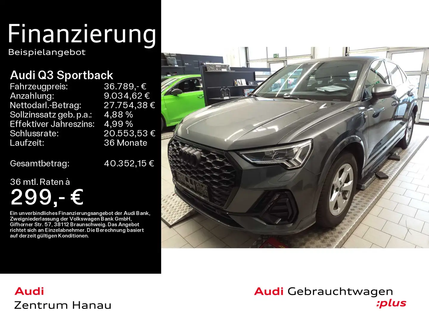 Audi Q3 45 TFSI QUATTRO S LINE *LED*KAMERA* Gris - 1