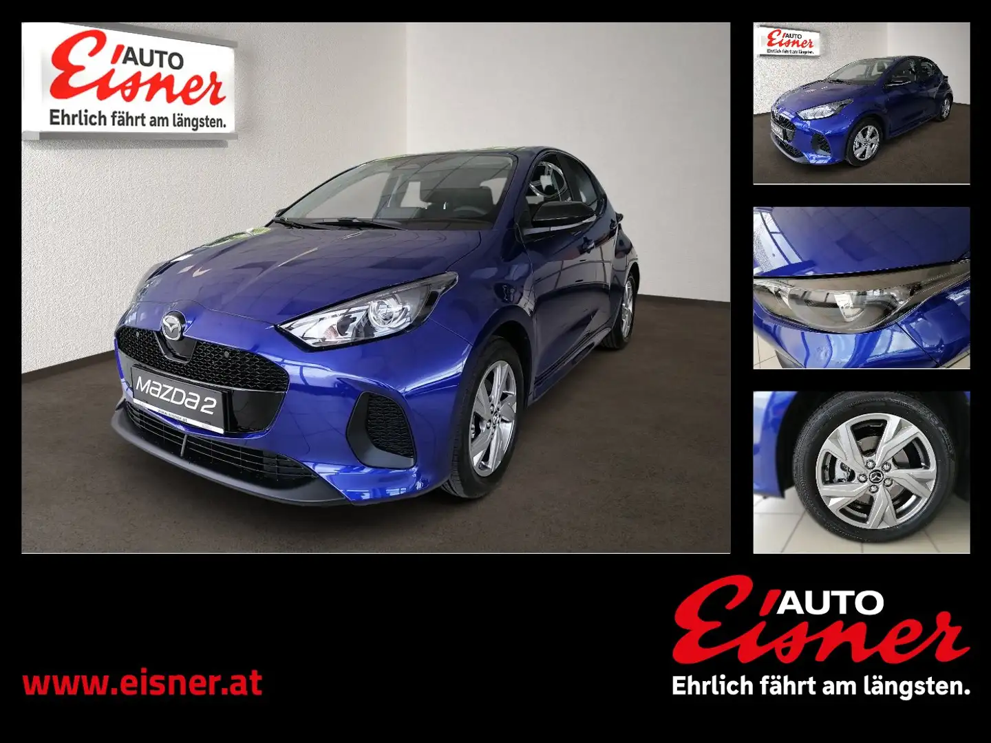 Mazda 2 Hybrid  Exclusive-Line Blau - 1
