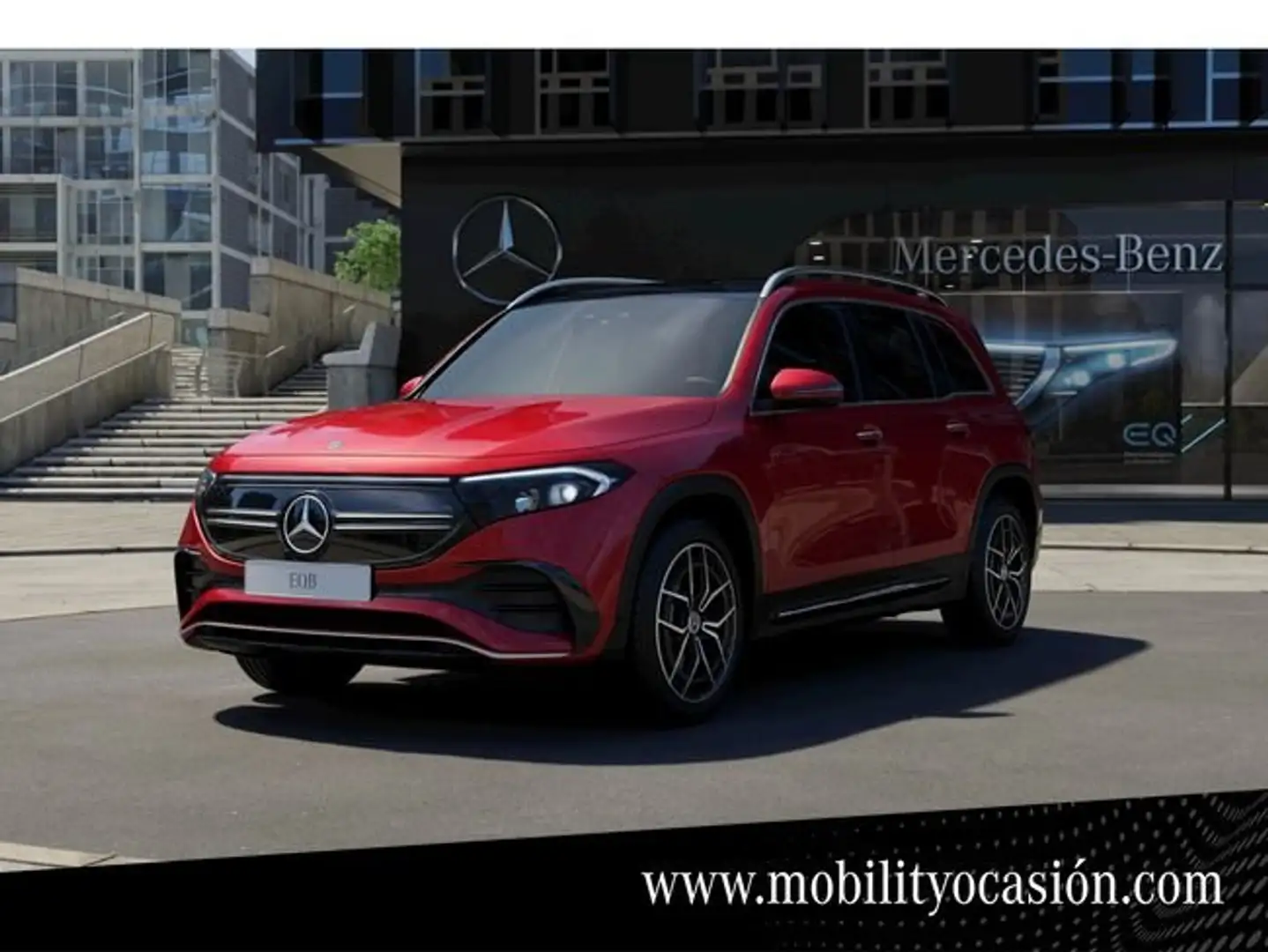 Mercedes-Benz EQB 350 4matic Rojo - 1