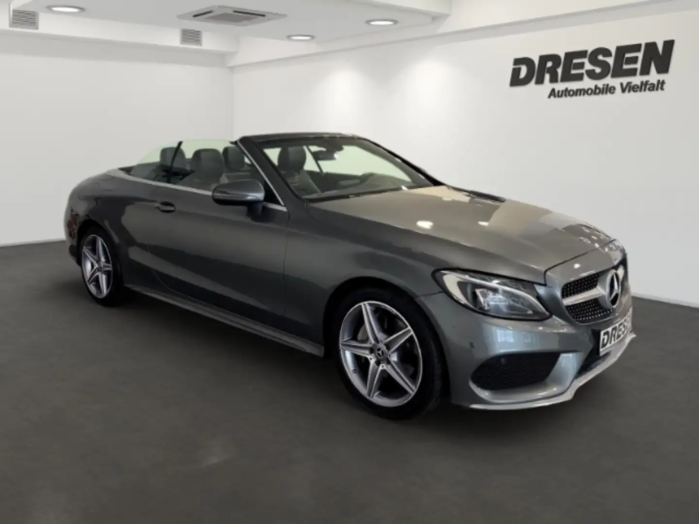 Mercedes-Benz C 200 C-Klasse Cabrio Line Sportpaket+Sitzheizung Gris - 2