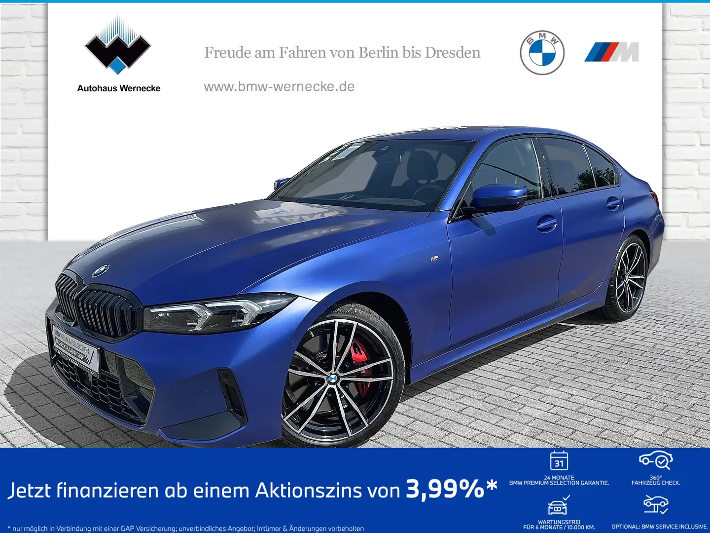 BMW 330 i xDrive Limousine M Sportpaket DAB LED Shz Blau - 1
