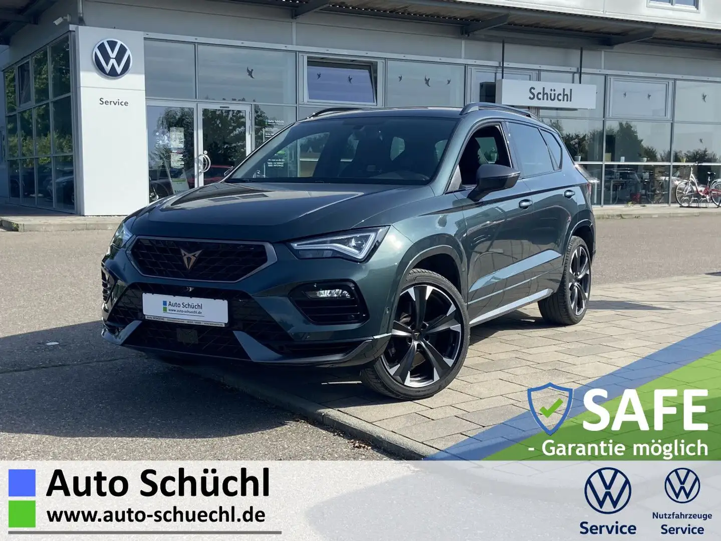 CUPRA Ateca 2.0 TSI DSG 4-DRIVE 19"+BEATS+NAVI-PRO+LED Grün - 1