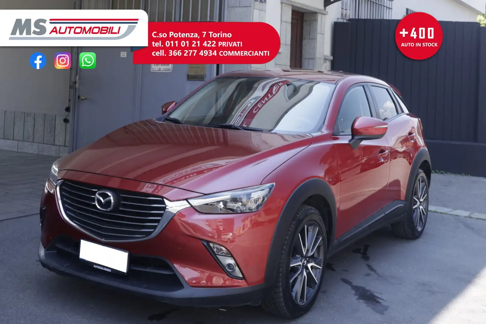 Mazda CX-3 Mazda CX-3 1.5L Skyactiv-D Luxury Edition Unicopr Rosso - 1