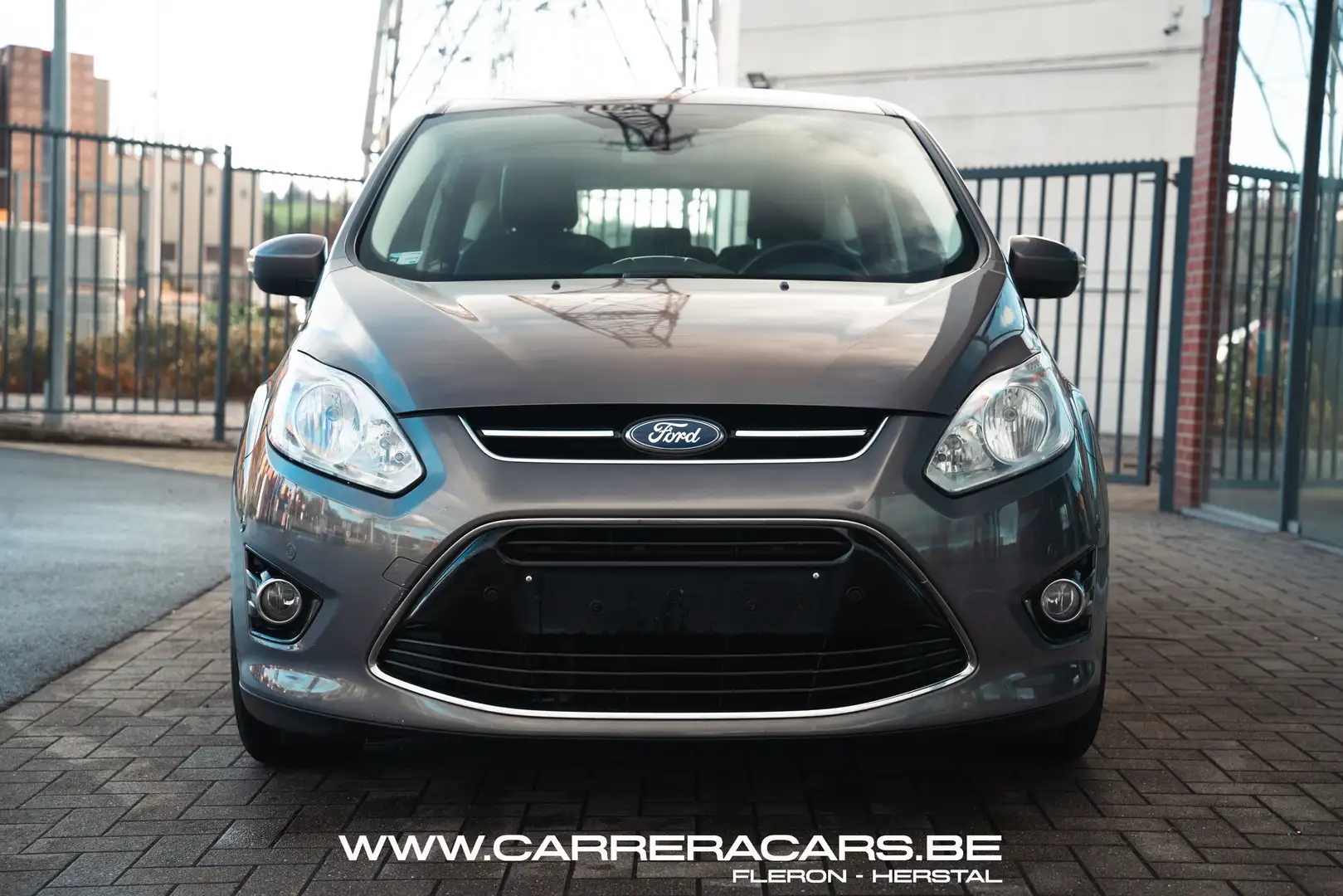 Ford C-Max 1.0 EcoBoost Titanium S-S*|CUIR*CRUISE*SG CHAUFF*| Grijs - 2