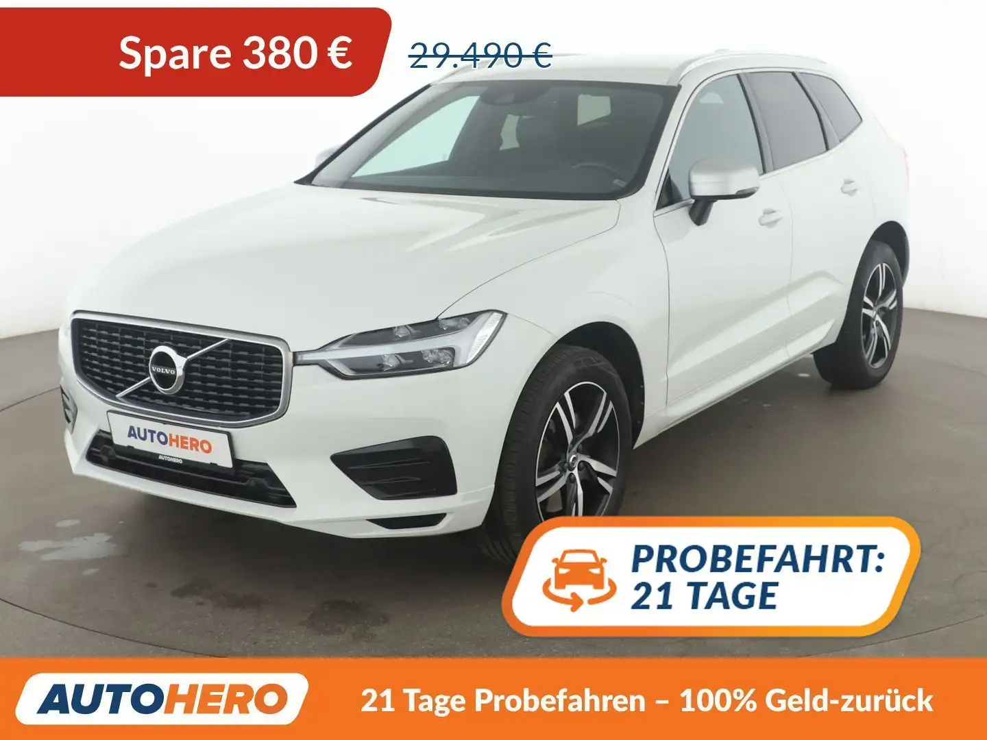 Volvo XC60 2.0 T4 R Design 2WD Aut.*NAV*LED*ACC*PDC*SHZ Blanc - 1