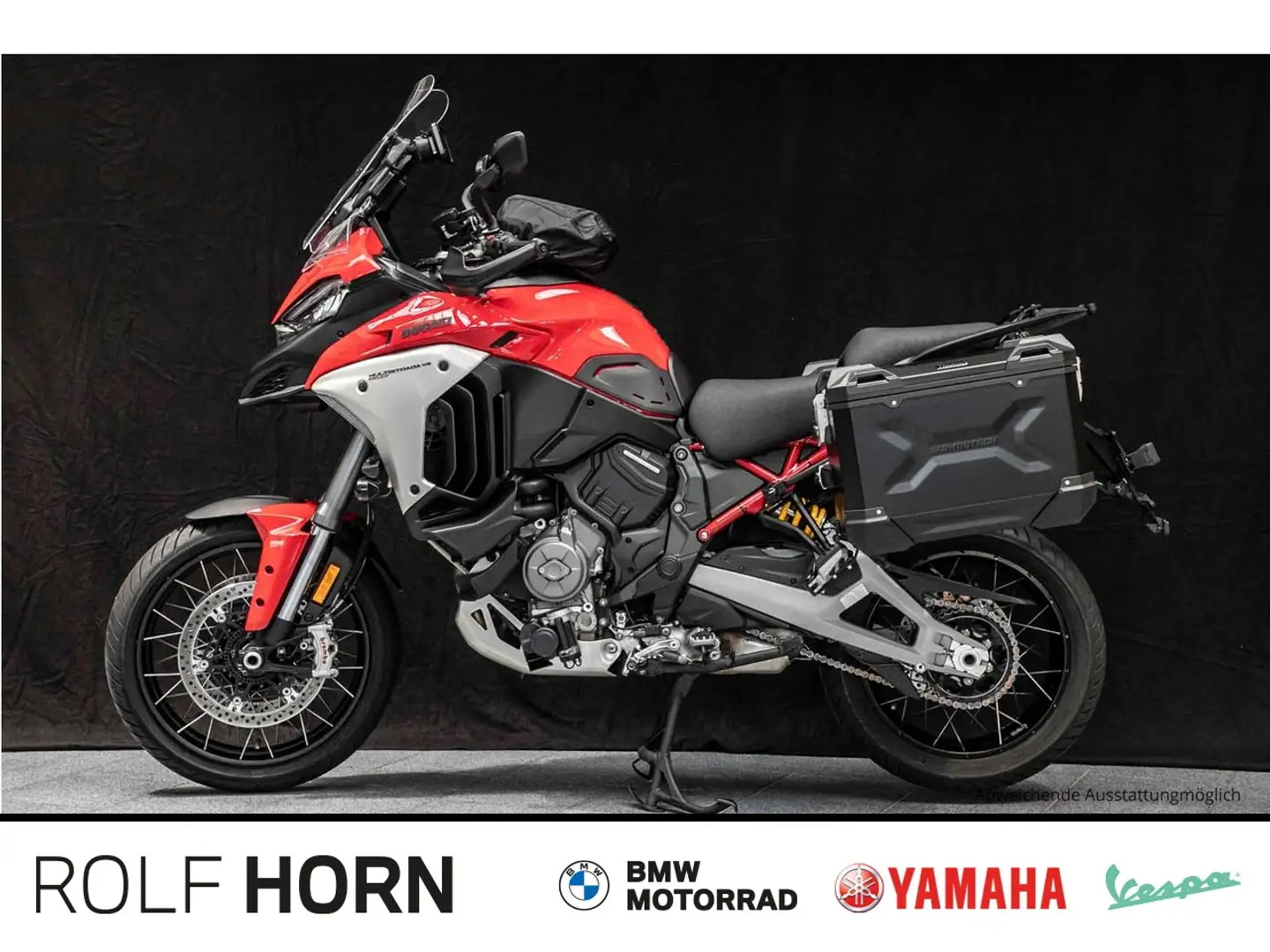Ducati Multistrada V4 Multistrada V4 Rally Radar usw. mit Alukoffern Červená - 1