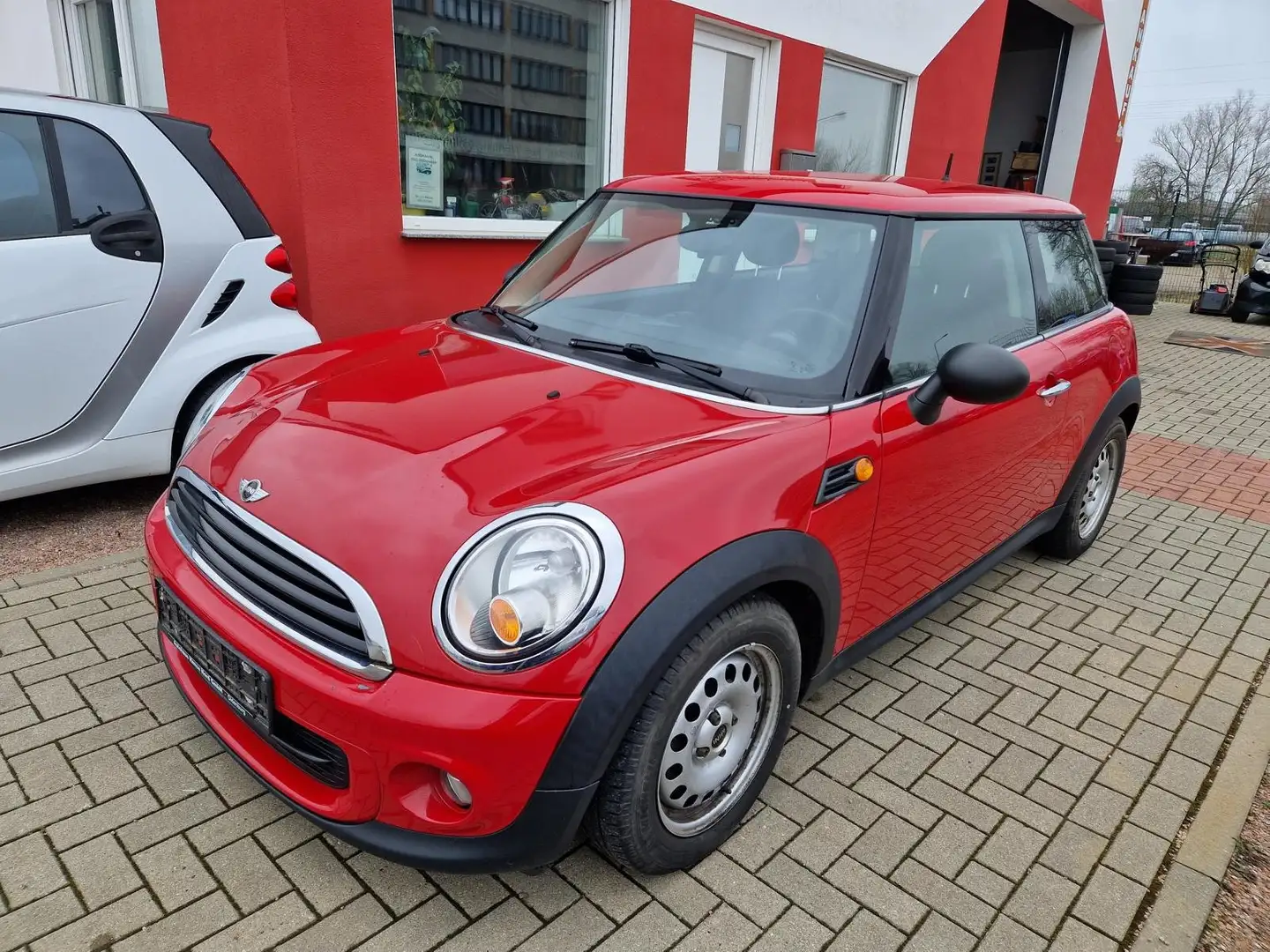 MINI One One 1.6 Klima, ZV, eFh, 6-Gang, FFB, TÜV neu Rosso - 2