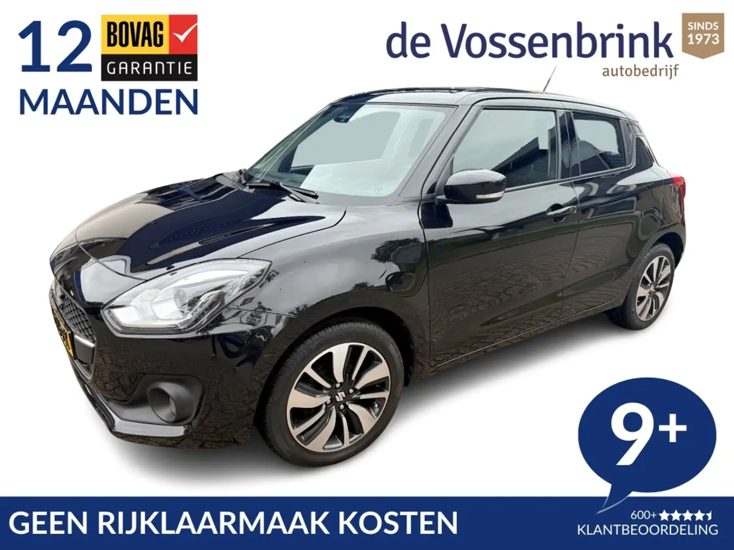 Suzuki Swift 1.0 111pk Style Automaat *Geen Afl. kosen* Zwart - 1