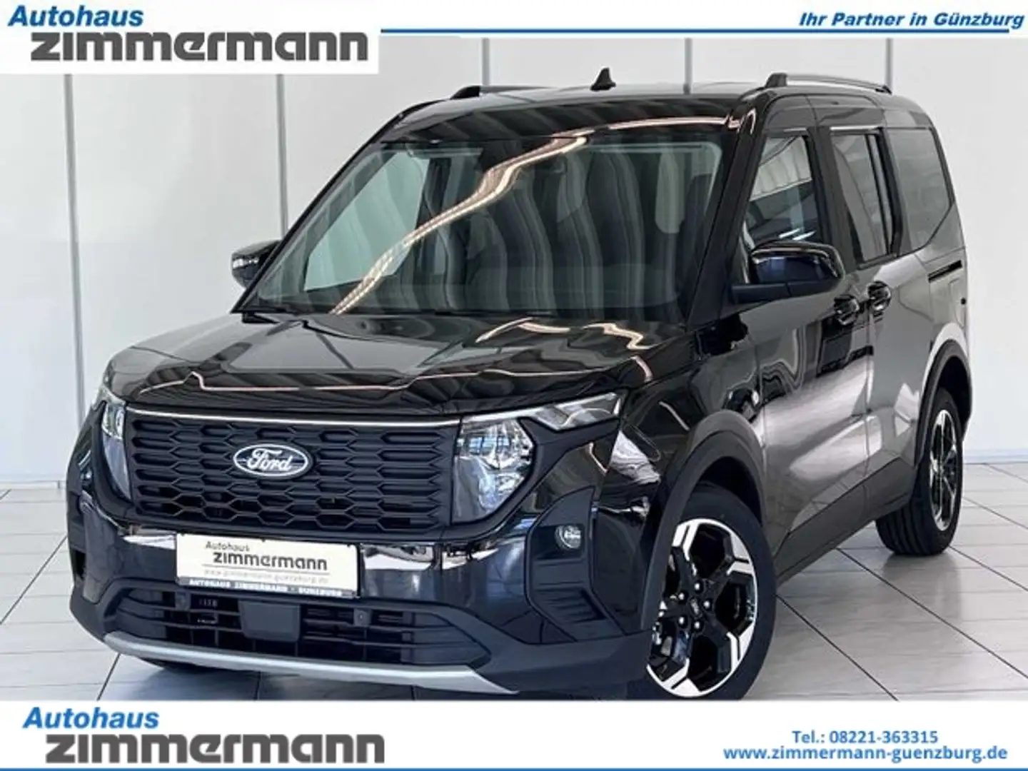 Ford Tourneo Courier 1.0 EcoBoost Autom. ACTIVE Navi ACC Apple CarPlay Noir - 1