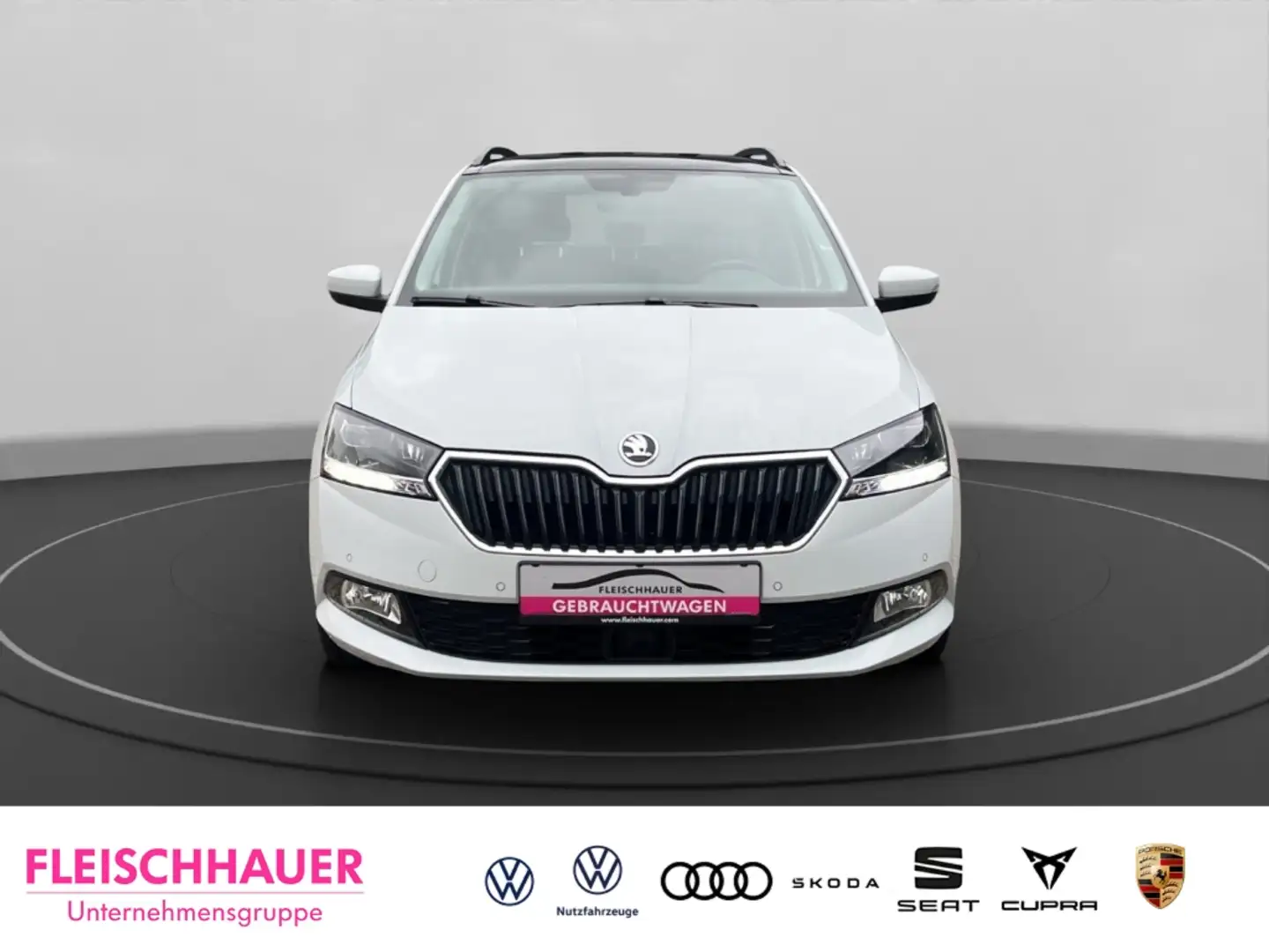 Skoda Fabia Combi 1.0 TSI Drive 125 Best Of Panorama Weiß - 2