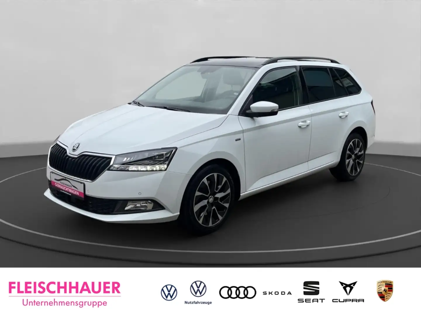 Skoda Fabia Combi 1.0 TSI Drive 125 Best Of Panorama Weiß - 1
