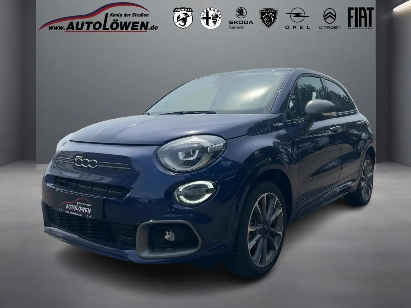 Fiat 500X 1.5 GSE Mild-Hybrid Dolcevita Sport Faltschiebedac Blau - 1