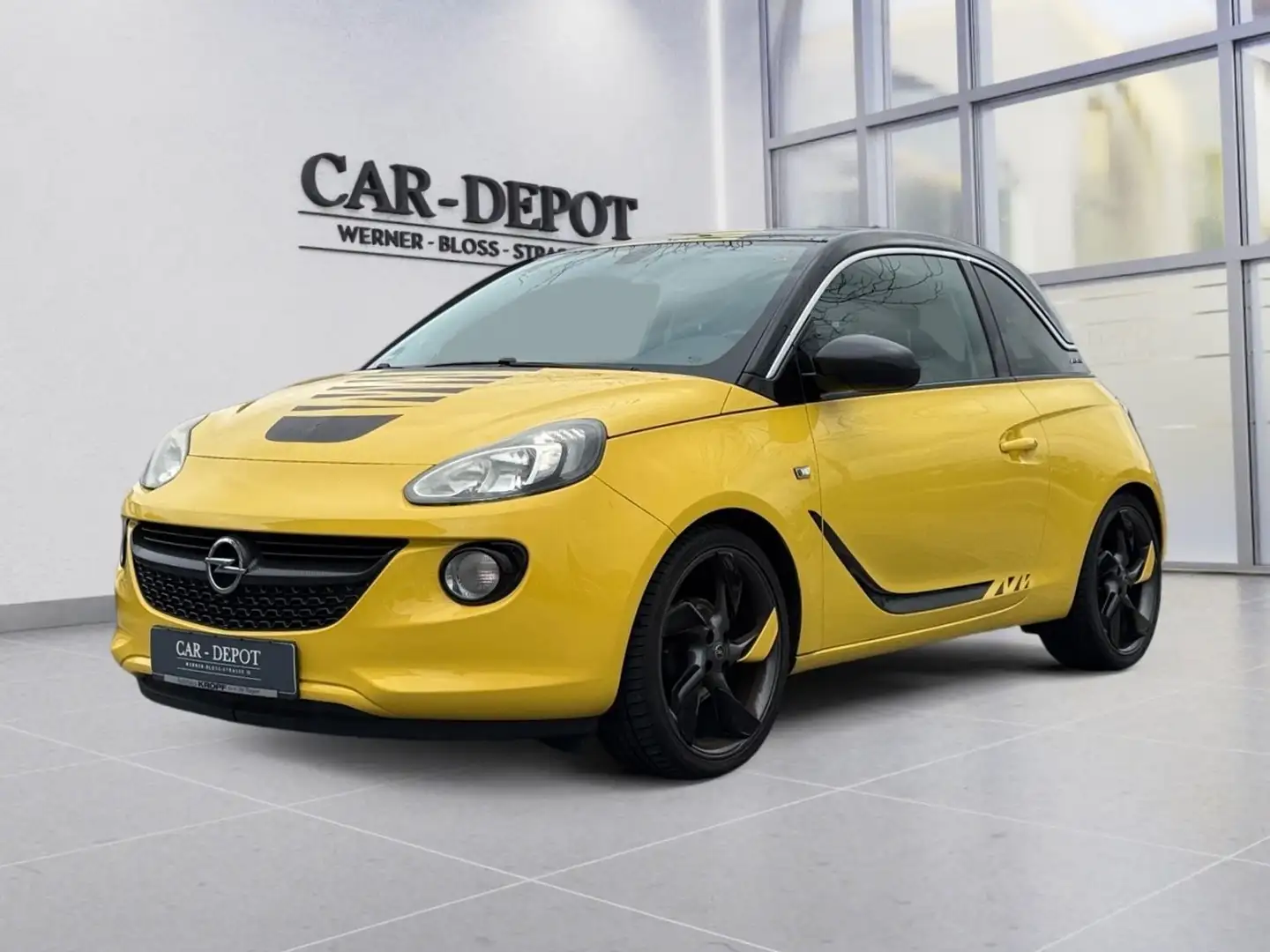 Opel Adam Slam*KLIMAAUT.*NAVI*SHZ*LH*BLUET.*TÜV NEU* Gelb - 1