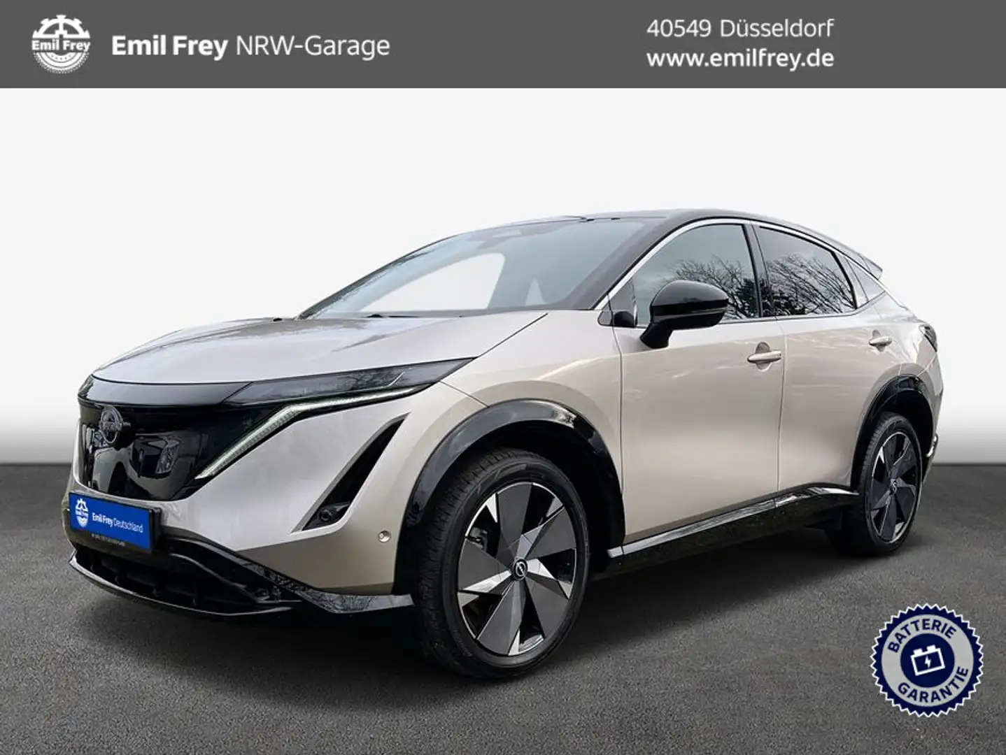 Nissan Ariya e-4ORCE AWD Evolve Pack Pano-Dach/ACC/Bose Argintiu - 1