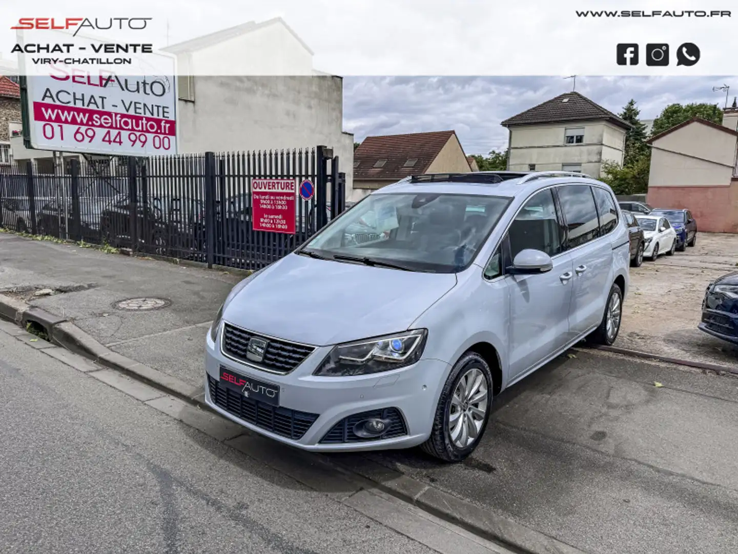 SEAT Alhambra 2.0 TDI 150CH FAP PREMIUM 7 EURO6D-T 7 PLACES Gris - 1