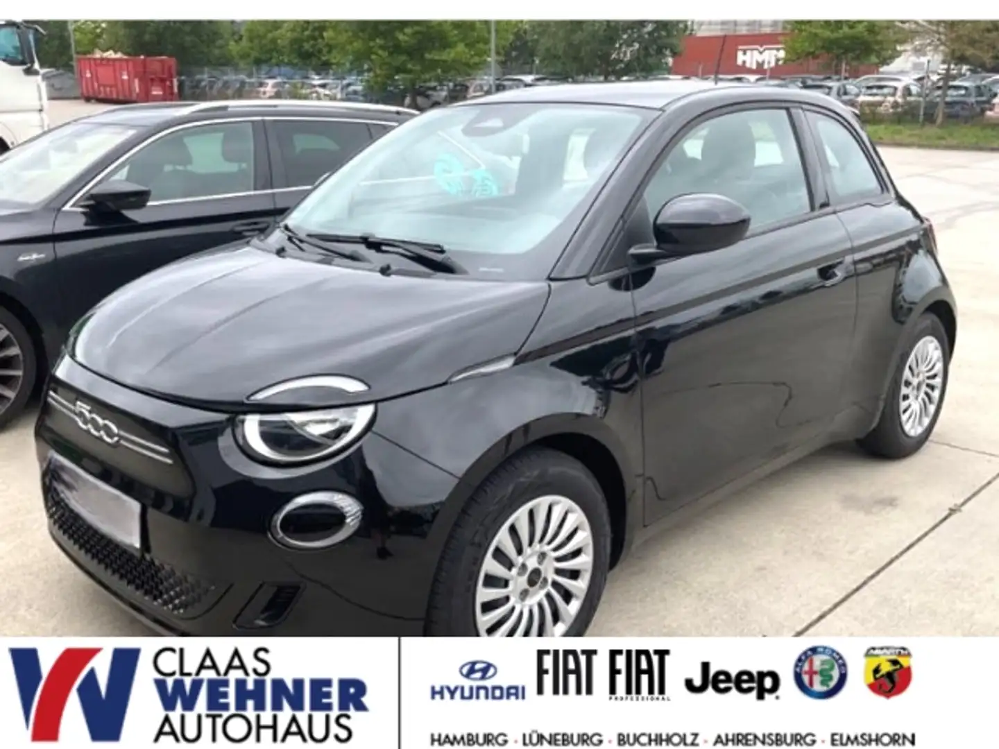 Fiat 500e e Neuer Action Automatik Komfort,-Radio,-& Winter- Schwarz - 1