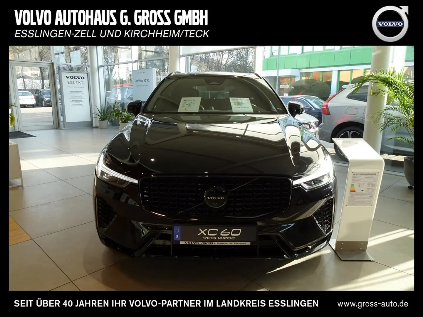 Volvo XC60 T6 AWD Ultra Black Edition Noir - 1