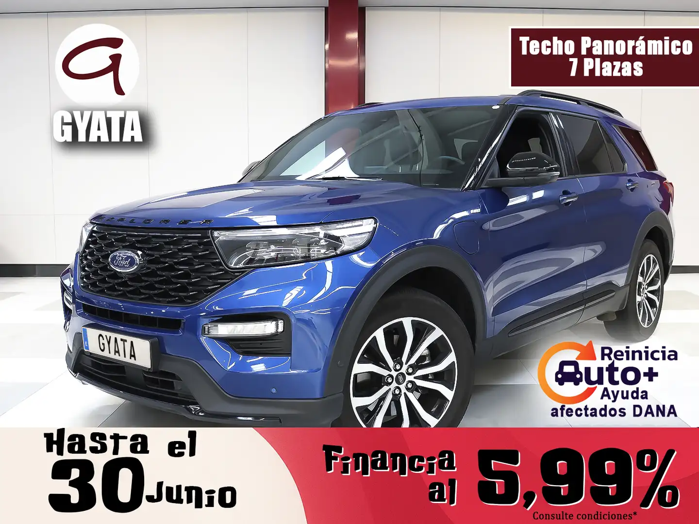 Ford Explorer 3.0 PHEV ST-Line AWD 450 Azul - 1