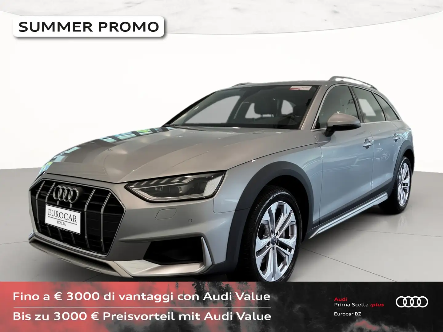 Audi A4 allroad allroad 40 2.0 tdi quattro 190cv s tronic Srebrny - 1