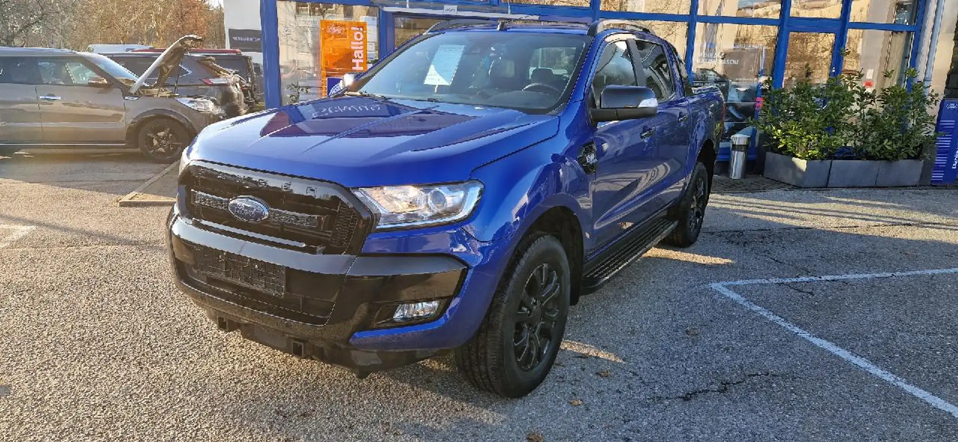 Ford Ranger Doppelkabine 4x4 Wildtrak Blau - 2