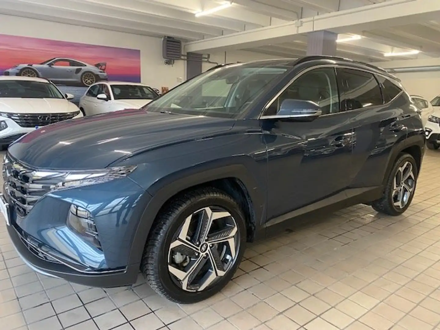 Hyundai TUCSON Tucson III 2021 1.6 hev Exellence Lounge Pack 2wd Grigio - 1