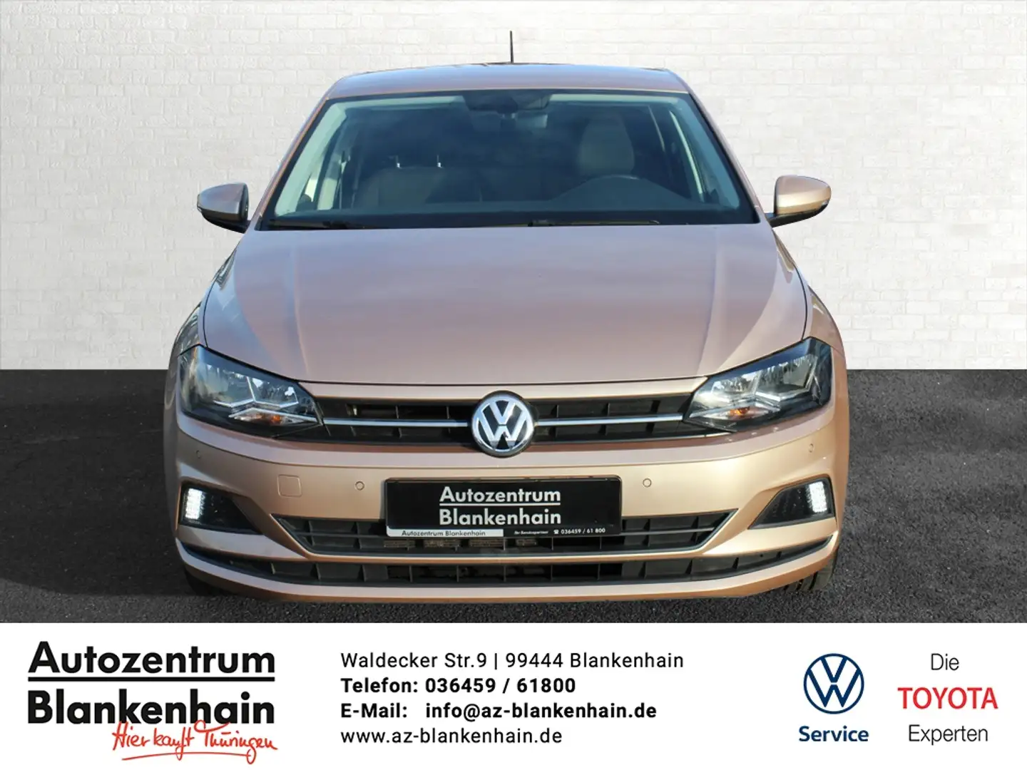 Volkswagen Polo 1,0 Comfortline PDC*Alu*Sitzhzg. Beige - 2
